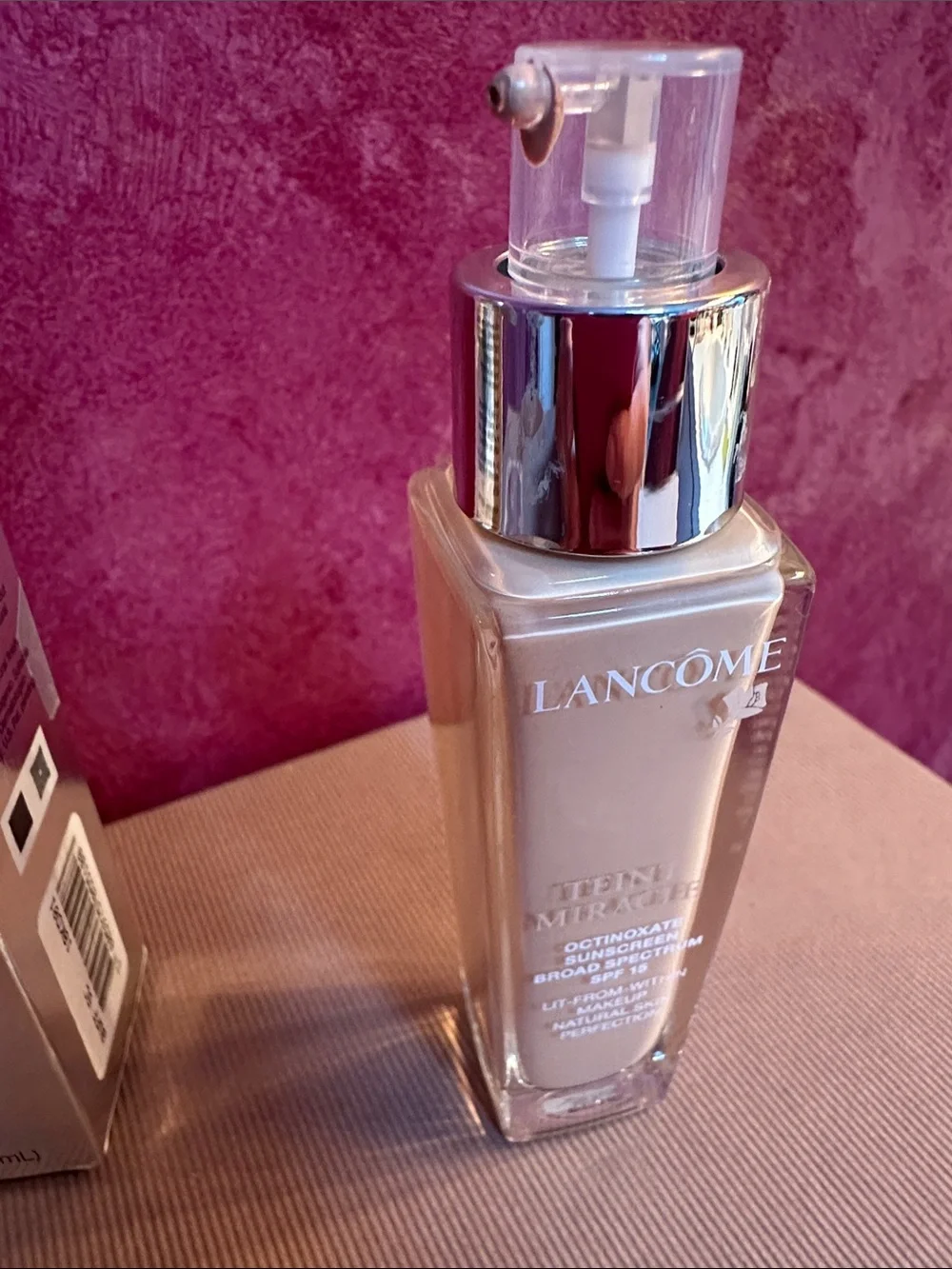 Lancome Teint Miracle Liquid Foundation — Warm Beige Buff
